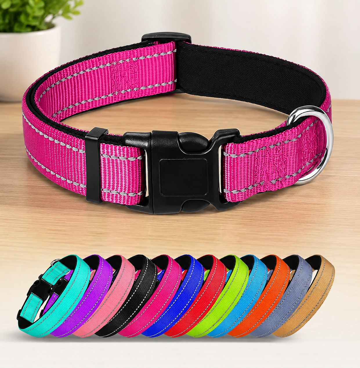 Adjustable Reflective Dog Collar