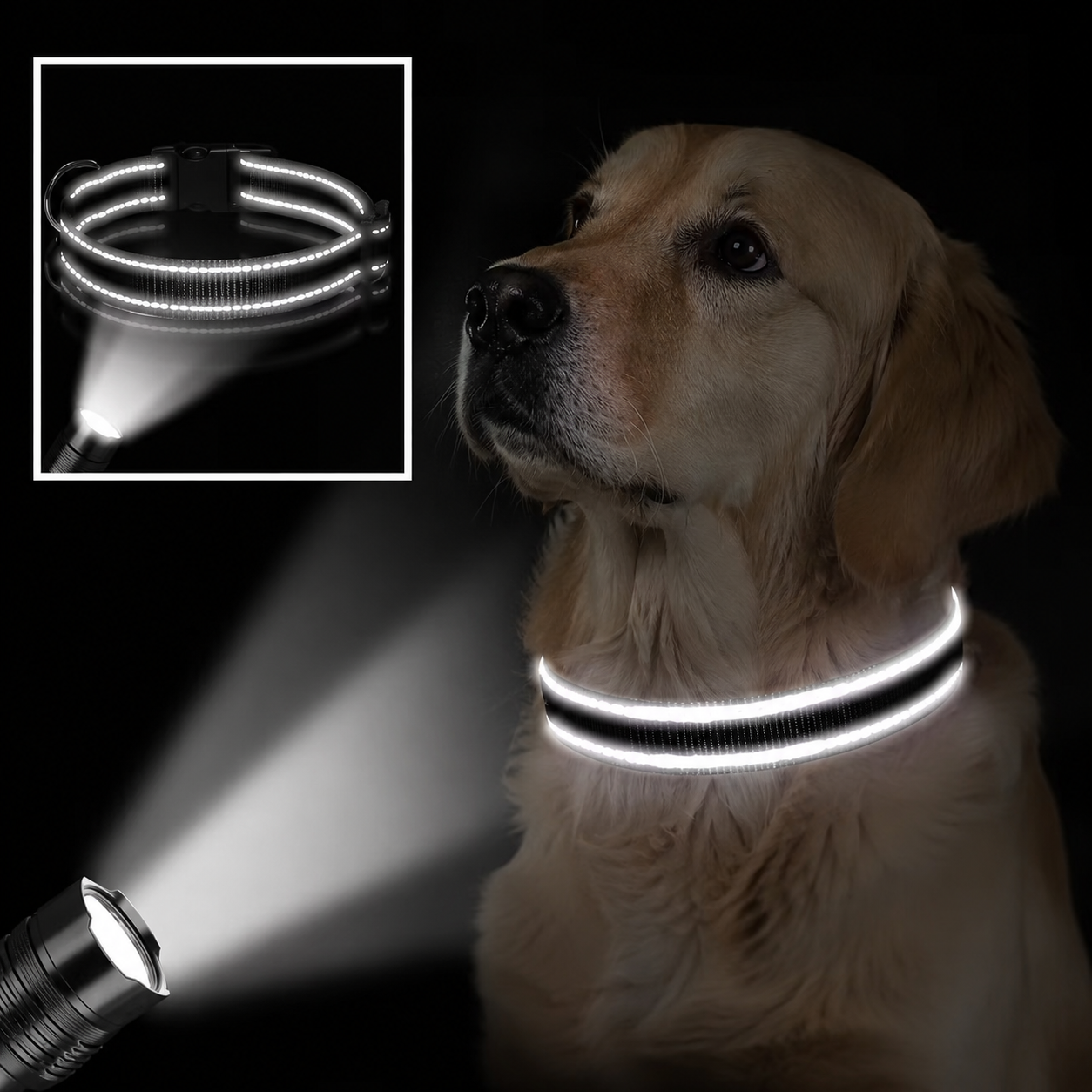 Adjustable Reflective Dog Collar