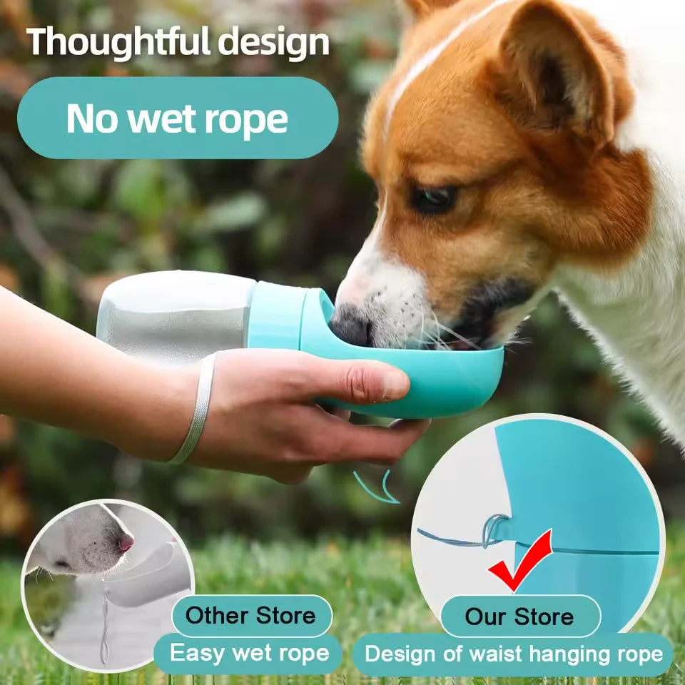 Pet Travel Water Bottle for Dogs & Cats – Leakproof & Portable