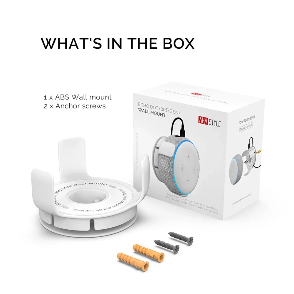 Smart Speaker Wall Mount – Cable Management