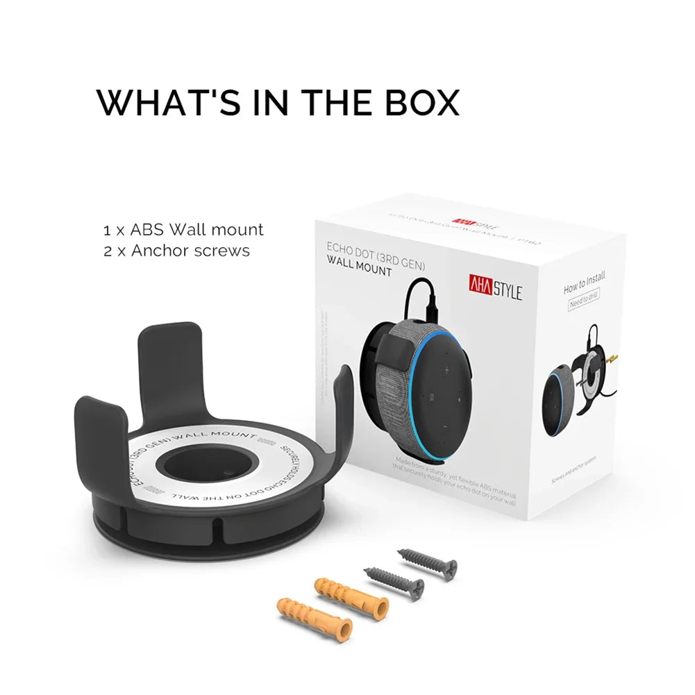 Smart Speaker Wall Mount – Cable Management