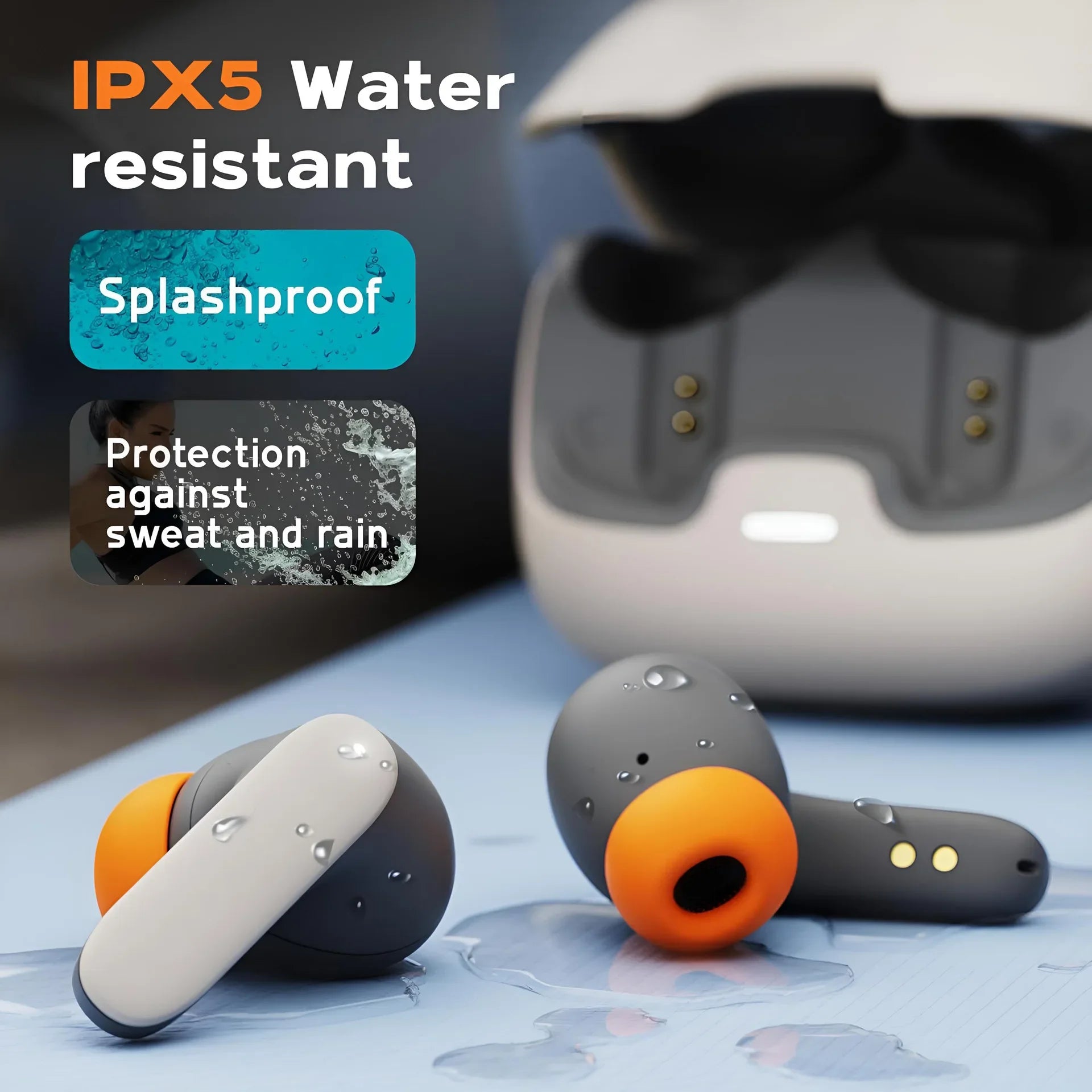Wireless TWS Earbuds – Bluetooth 5.4, ENC, Low Latency
