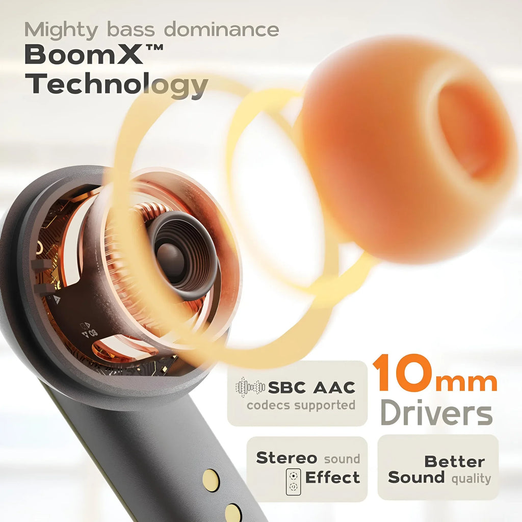 Wireless TWS Earbuds – Bluetooth 5.4, ENC, Low Latency
