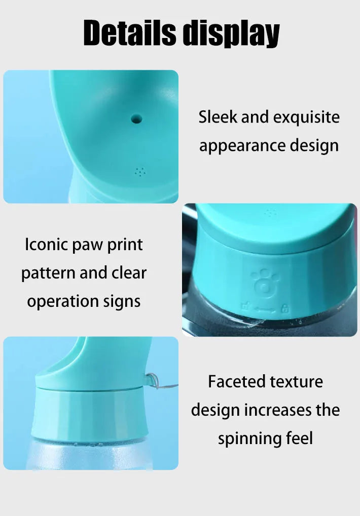 Pet Travel Water Bottle for Dogs & Cats – Leakproof & Portable