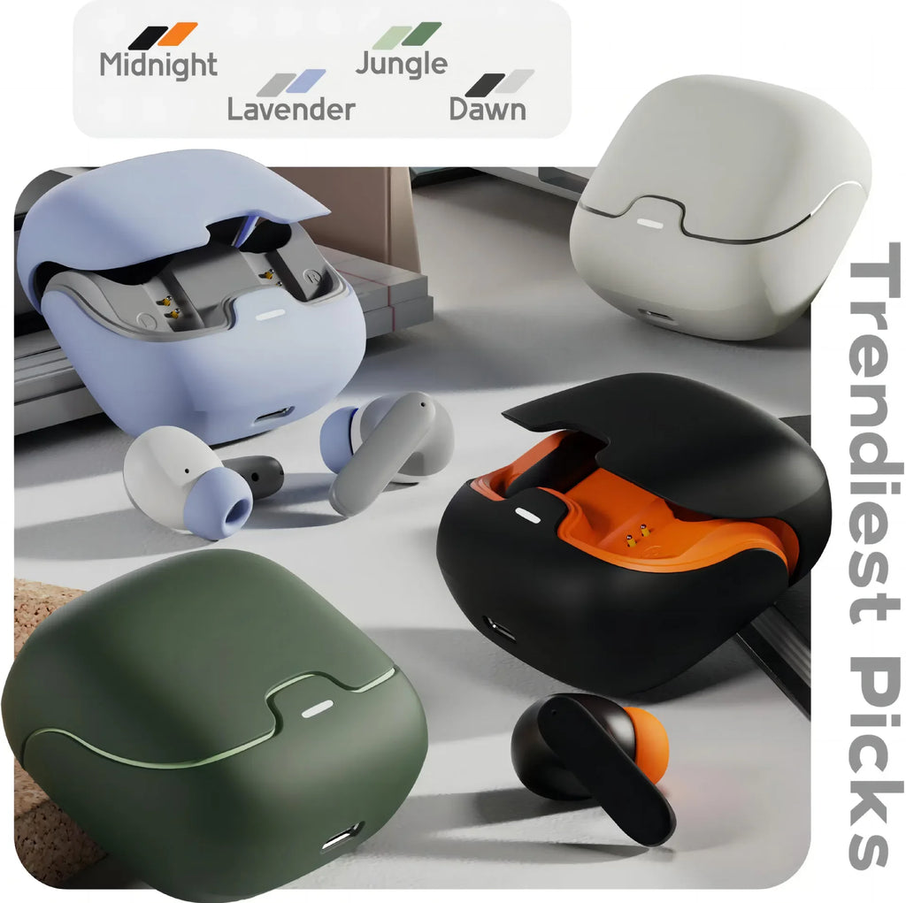 Wireless TWS Earbuds – Bluetooth 5.4, ENC, Low Latency