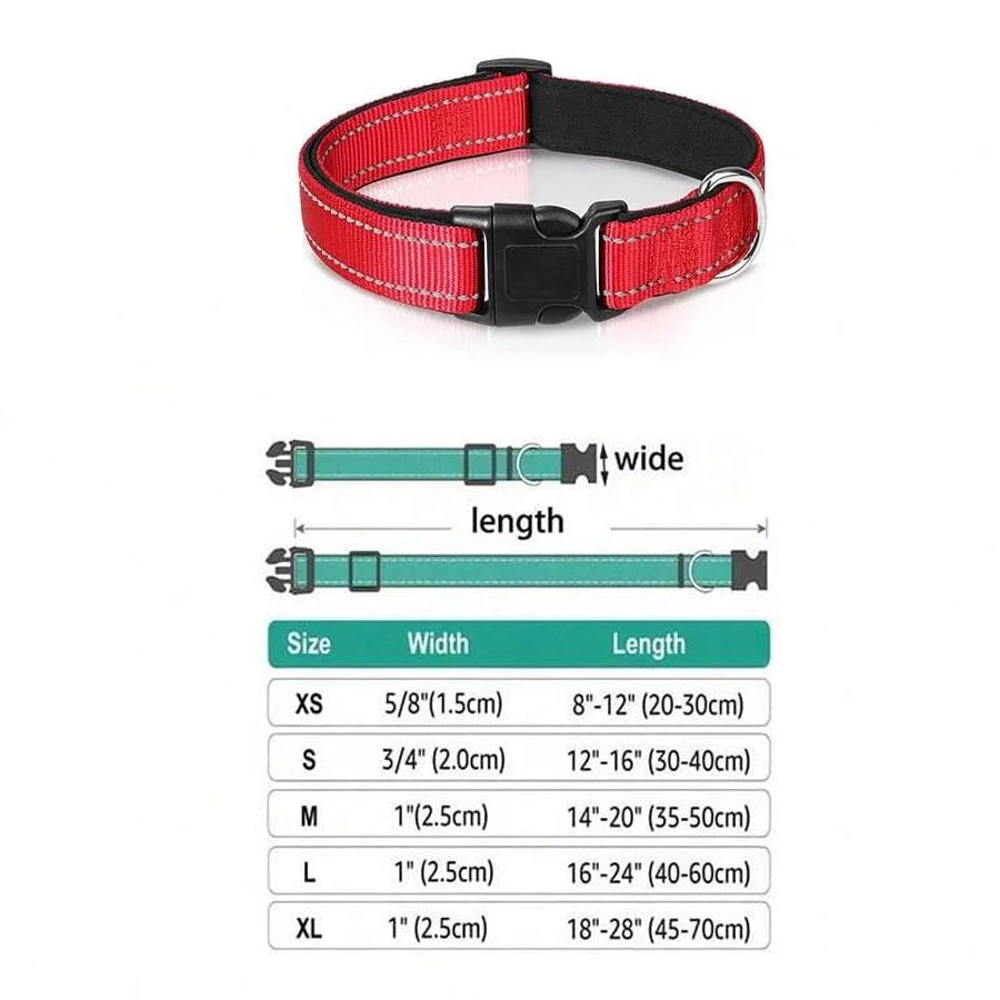 Adjustable Reflective Dog Collar