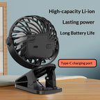 720° Rechargeable Clip Fan