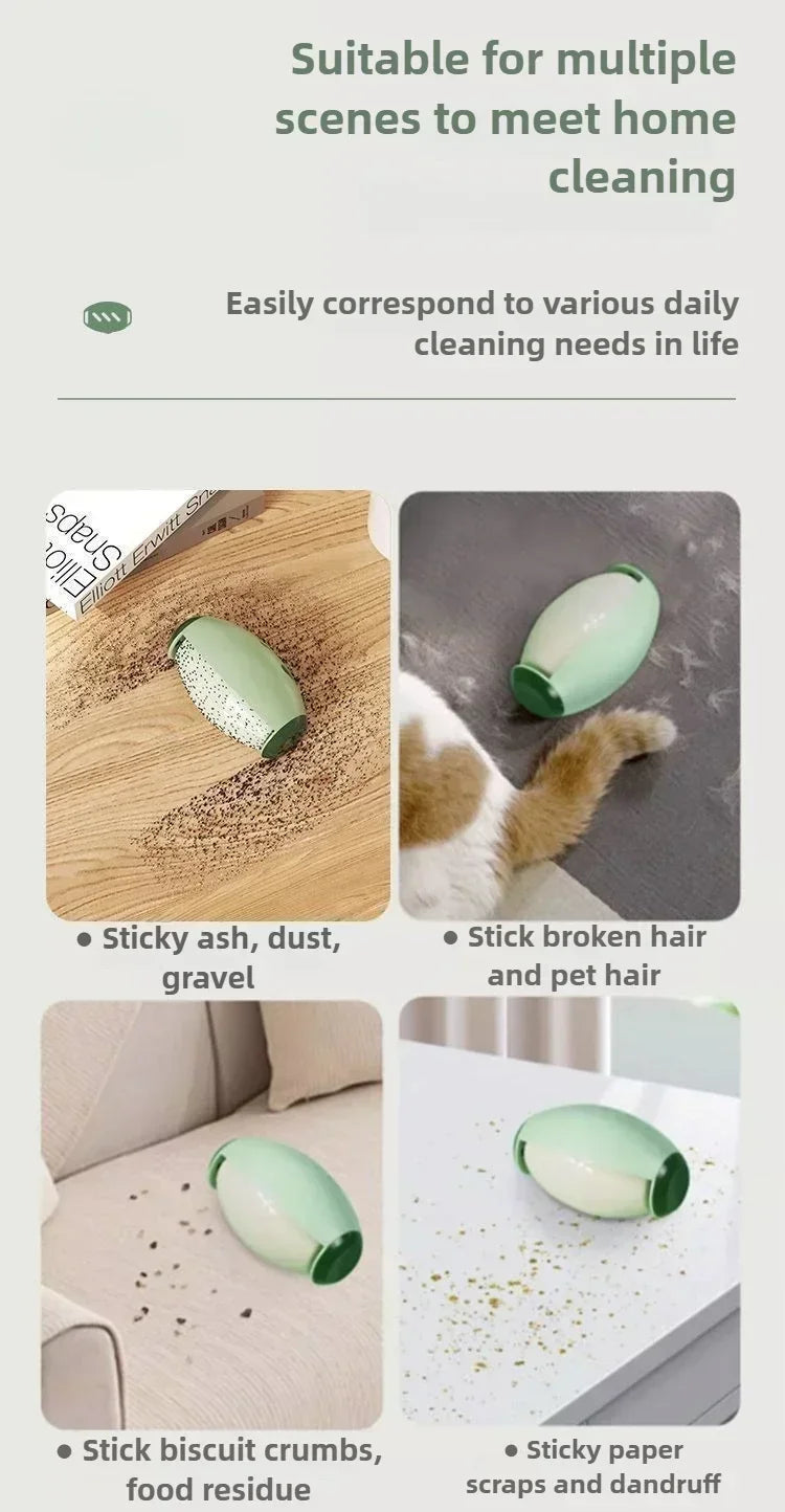 Reusable Pet Hair Remover Roller – Washable & Portable for Clothes & Sofas