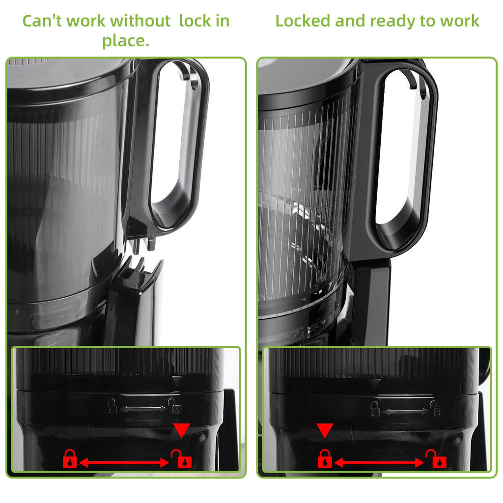 BioloMix Cold Press Juicer – Whole Fruits & Veggies, BPA-Free
