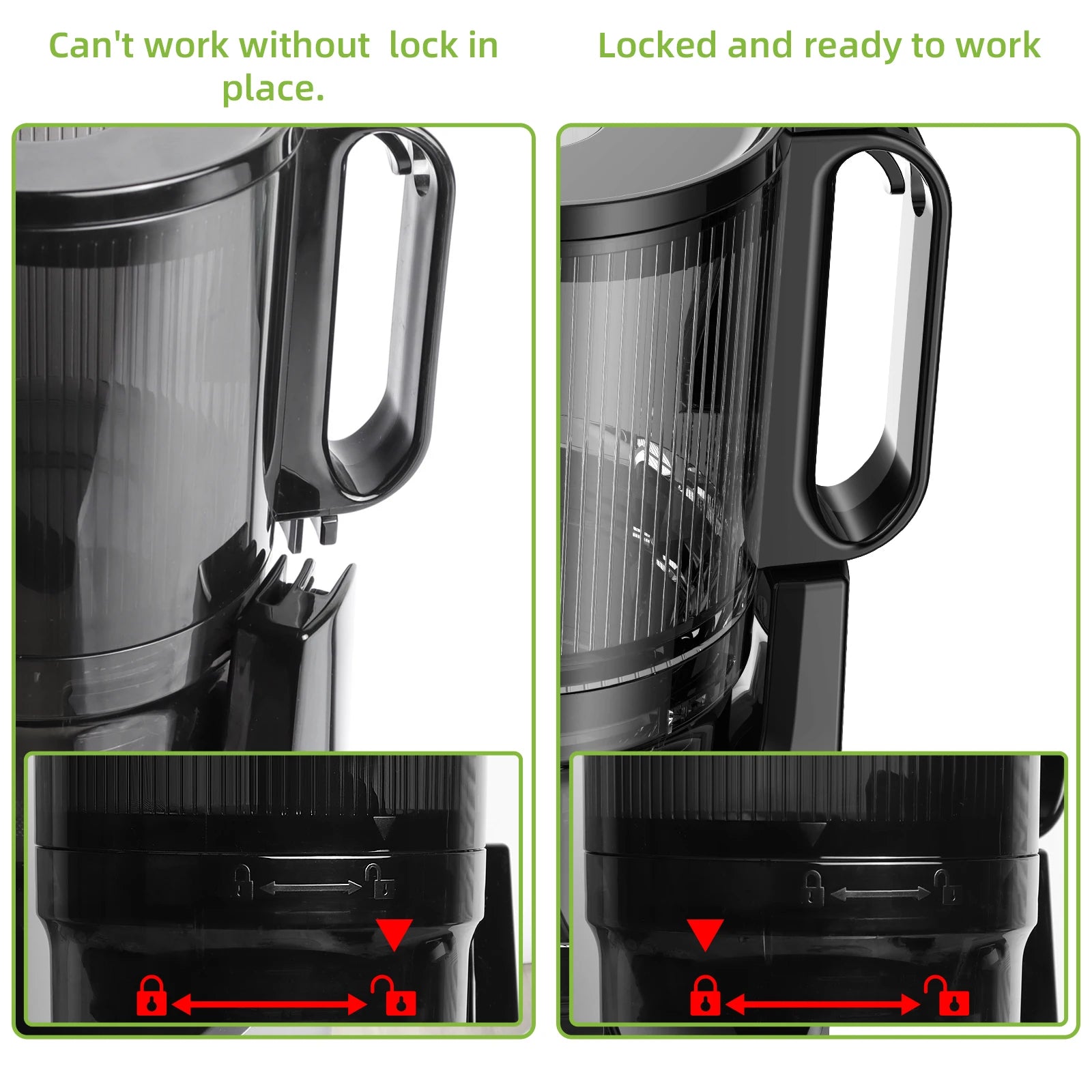 BioloMix Cold Press Juicer – Whole Fruits & Veggies, BPA-Free