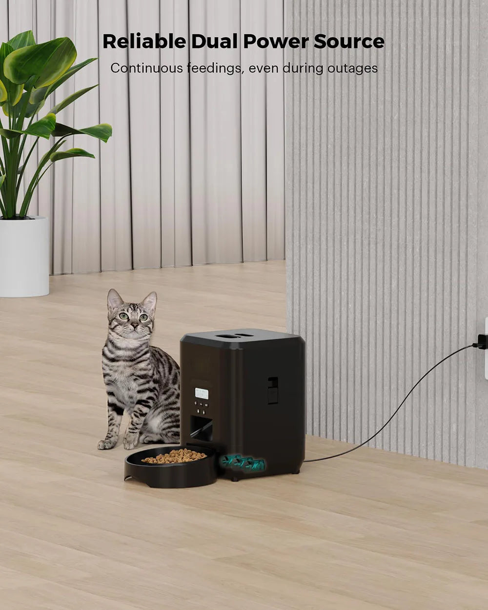 2L Automatic Pet Feeder – Smart Food Dispenser for Cats & Dogs