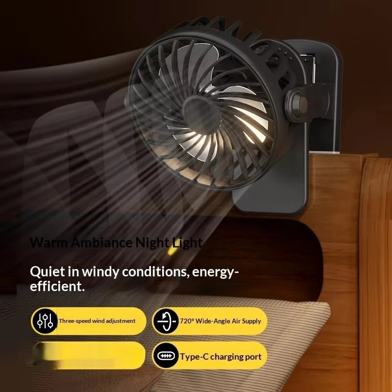 720° Rechargeable Clip Fan